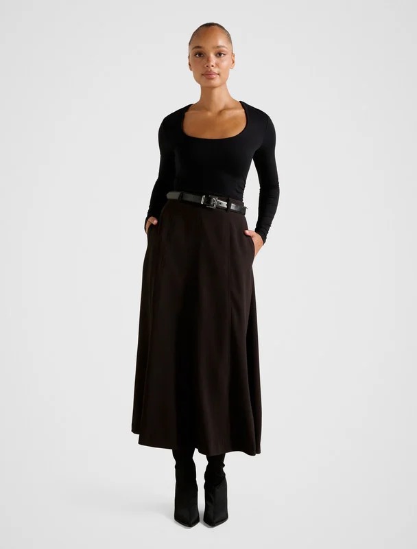 Sk5761-Black Women's Skirt